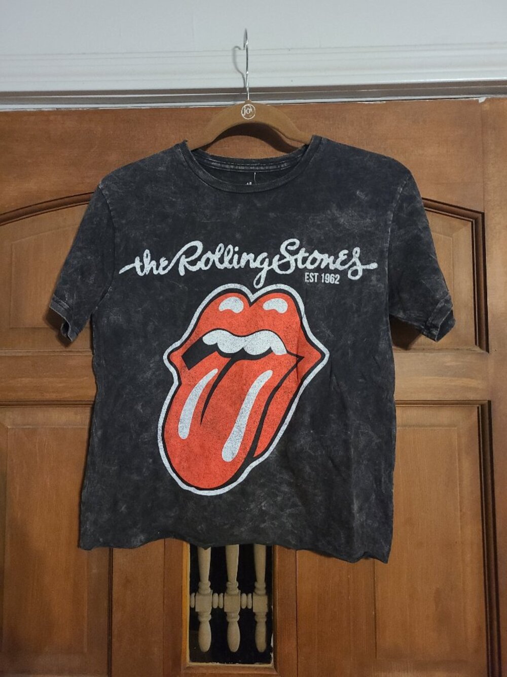 The Rolling Stones EST 1962 Graphic Print Tee T-Shirt Women's S/M Crop NWT